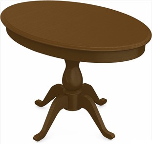 Стол раздвижной Фабрицио-1 исп. Эллипс, Тон 2 Покраска + патина с прорисовкой (на столешнице) в Йошкар-Оле
