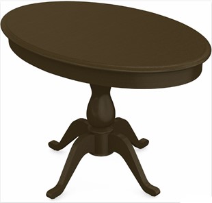 Стол раздвижной Фабрицио-1 исп. Эллипс, Тон 5 Покраска + патина с прорисовкой (на столешнице) в Йошкар-Оле