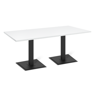 Кухонный обеденный стол SHT-TU5-BS1 (2 шт.)/ТT 120/80 (черный/белый шагрень) в Йошкар-Оле