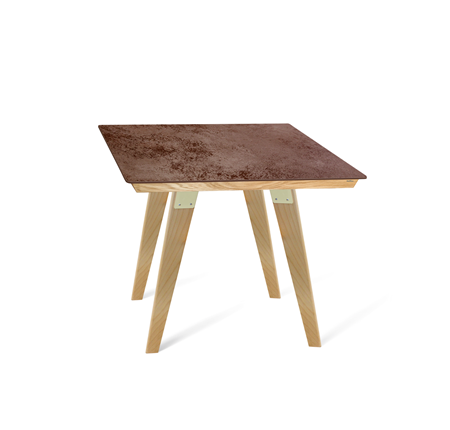 Кухонный стол SHT-TU16 (4 шт.)/ТT8 60/60 (прозрачный лак/прозрачный лак/коричневая сепия) в Йошкар-Оле - изображение