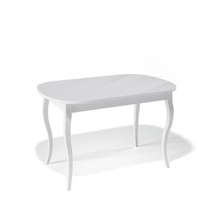 Раздвижной стол Kenner 1300C (Белый/Стекло белое сатин) в Йошкар-Оле