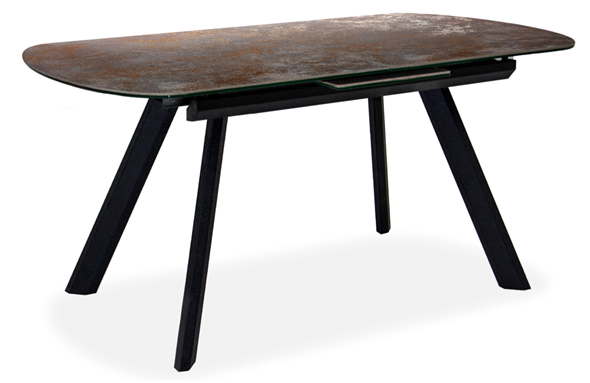 Обеденный раздвижной стол Шамони 3CQ 180х95 (Oxide Nero/Графит) в Йошкар-Оле - изображение