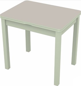 Обеденный раздвижной стол Бари дерево №8 (стекло белое/белый) в Йошкар-Оле
