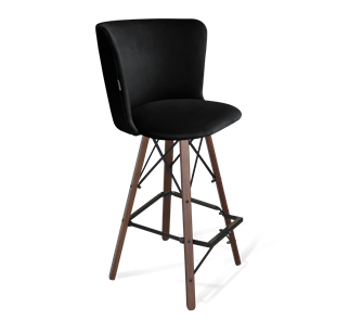 Барный стул SHT-ST36 / SHT-S80 (ночное затмение/темный орех/черный) в Йошкар-Оле