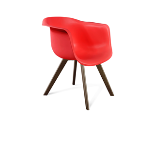 Обеденный стул SHT-ST31/S39 (красный/темный орех) в Йошкар-Оле
