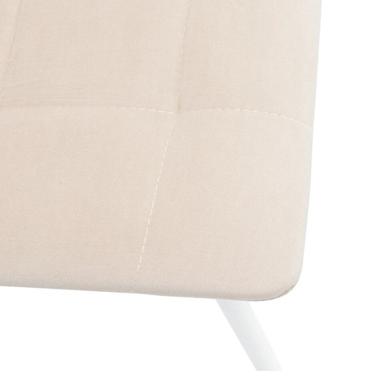 Обеденный стул Leset Скай (Металл белый/велюр песок) в Йошкар-Оле - изображение 4