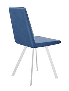 Обеденный стул 202, микровелюр B8 blue, ножки белые в Йошкар-Оле - предосмотр 2