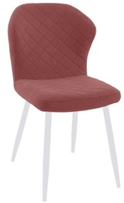 Кухонный стул 239 розовый, ножки белые в Йошкар-Оле
