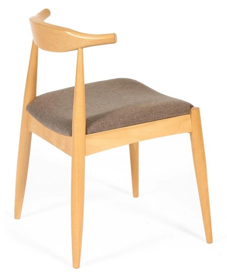 Обеденный стул BULL бук/ткань 54,5x54x75 Натуральный арт.19586 в Йошкар-Оле - изображение 1