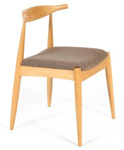 Обеденный стул BULL бук/ткань 54,5x54x75 Натуральный арт.19586 в Йошкар-Оле - предосмотр