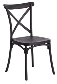 Обеденный стул CROSS (mod. PL24) 48х58х89 Black (черный) 05 арт.20049 в Йошкар-Оле