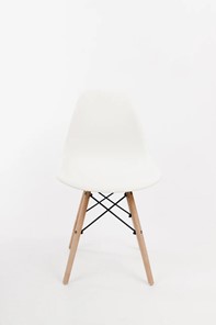 Обеденный стул DSL 110 Wood (белый) в Йошкар-Оле - предосмотр 1