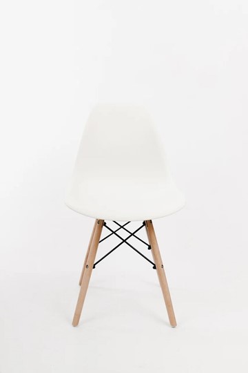 Обеденный стул DSL 110 Wood (белый) в Йошкар-Оле - изображение 1