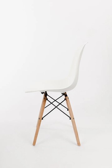 Обеденный стул DSL 110 Wood (белый) в Йошкар-Оле - изображение 2