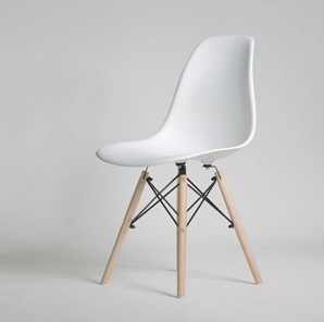 Обеденный стул DSL 110 Wood (белый) в Йошкар-Оле