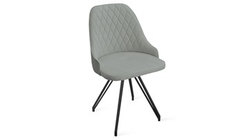Обеденный стул Гранд К4 (Черный муар/Велюр Confetti Silver) в Йошкар-Оле