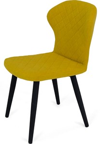 Обеденный стул Марио (Желтый Т182/ноги черные) в Йошкар-Оле