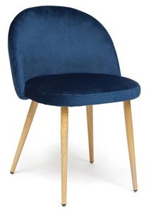 Кухонный стул MELODY (mod. 4997) 52х49х78 темно-синий/натуральное дерево в Йошкар-Оле