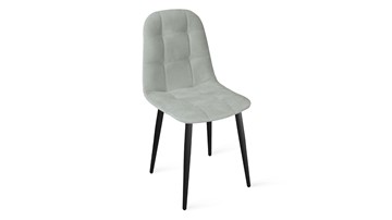Обеденный стул Райс К1С (Черный муар/Велюр Confetti Silver) в Йошкар-Оле