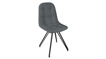 Обеденный стул Райс К4 (Черный муар/Микровелюр Jercy Graphite) в Йошкар-Оле
