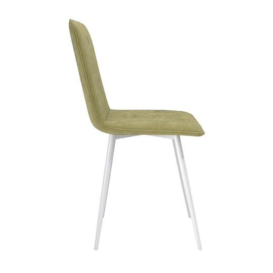 Кухонный стул Тахо, велюр тенерифе нефрит/Цвет металл белый в Йошкар-Оле - изображение 2