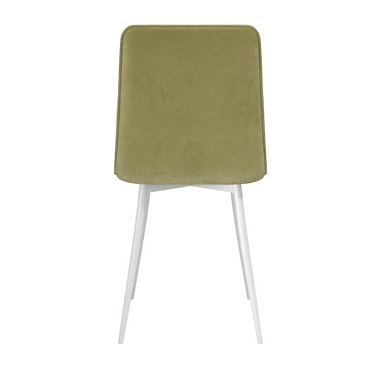 Кухонный стул Тахо, велюр тенерифе нефрит/Цвет металл белый в Йошкар-Оле - изображение 3
