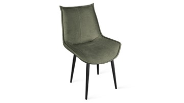 Обеденный стул Тейлор Исп. 2 К1С (Черный муар/Микровелюр Jercy Deep Green) в Йошкар-Оле