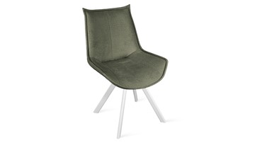 Обеденный стул Тейлор Исп. 2 К2 (Белый матовый/Микровелюр Jercy Deep Green) в Йошкар-Оле