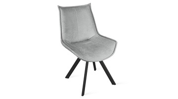 Обеденный стул Тейлор Исп. 2 К2 (Черный муар/Микровелюр Jercy Silver) в Йошкар-Оле