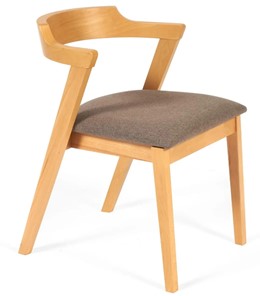 Обеденный стул VERSA (Верса) бук/ткань 54,5x56x74 Натуральный (2 шт) арт.13989 в Йошкар-Оле