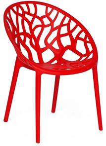 Обеденное кресло BUSH (mod.017) пластик 60*58,5*80 красный, арт.11726 в Йошкар-Оле