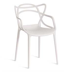 Стул обеденный Cat Chair (mod.028) пластик, 54,5*56*84 белый арт.19623 в Йошкар-Оле