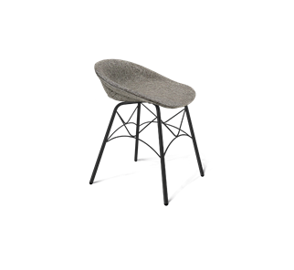 Обеденный стул SHT-ST19-SF1 / SHT-S107 (коричневый сахар/черный муар) в Йошкар-Оле