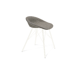 Обеденный стул SHT-ST19-SF1 / SHT-S37 (коричневый сахар/белый муар) в Йошкар-Оле