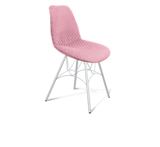 Обеденный стул SHT-ST29-С22 / SHT-S100 (розовый зефир/хром лак) в Йошкар-Оле