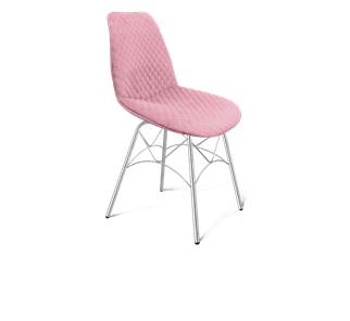 Обеденный стул SHT-ST29-С22 / SHT-S107 (розовый зефир/хром лак) в Йошкар-Оле