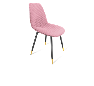 Обеденный стул SHT-ST29-С22 / SHT-S95-1 (розовый зефир/черный муар/золото) в Йошкар-Оле