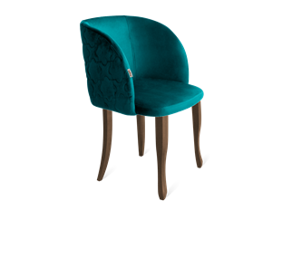 Обеденный стул SHT-ST33-1 / SHT-S122 (альпийский бирюзовый/темный орех/черный муар) в Йошкар-Оле