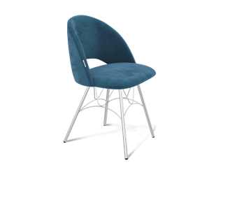 Обеденный стул SHT-ST34 / SHT-S100 (тихий океан/хром лак) в Йошкар-Оле