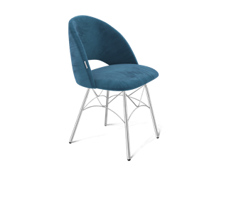 Обеденный стул SHT-ST34 / SHT-S107 (тихий океан/хром лак) в Йошкар-Оле