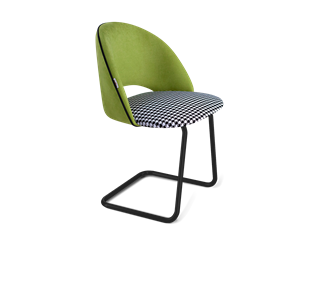 Обеденный стул SHT-ST34-3 / SHT-S45-1 (оливковый/гусиная лапка/черный муар) в Йошкар-Оле