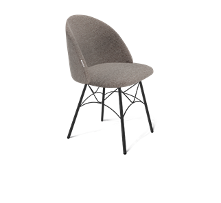 Обеденный стул SHT-ST35 / SHT-S107 (тростниковый сахар/черный муар) в Йошкар-Оле