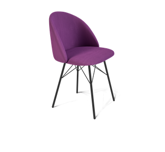 Обеденный стул SHT-ST35 / SHT-S64 (ягодное варенье/черный муар) в Йошкар-Оле
