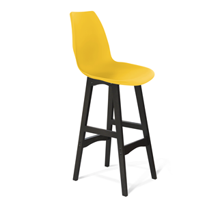Барный стул SHT-ST29/S65 (желтый ral 1021/венге) в Йошкар-Оле