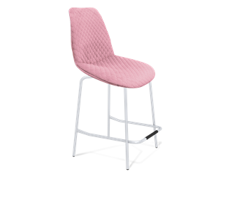 Полубарный стул SHT-ST29-С22 / SHT-S29P-1 (розовый зефир/хром лак) в Йошкар-Оле