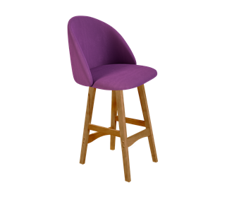 Полубарный стул SHT-ST35 / SHT-S65-1 (ягодное варенье/светлый орех) в Йошкар-Оле