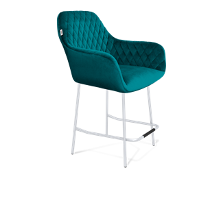 Полубарный стул SHT-ST38 / SHT-S29P-1 (альпийский бирюзовый/хром лак) в Йошкар-Оле