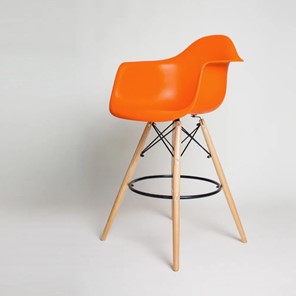 Барный стул DSL 330 Wood bar (оранжевый) в Йошкар-Оле