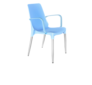 Обеденный стул SHT-ST76/S424-С (голубой/хром лак) в Йошкар-Оле