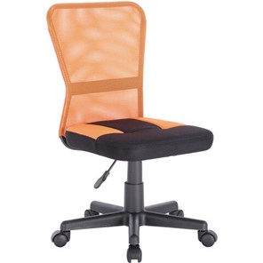 Компьютерное кресло Brabix Smart MG-313 (без подлокотников, комбинированное, черное/оранжевое) 531844 в Йошкар-Оле